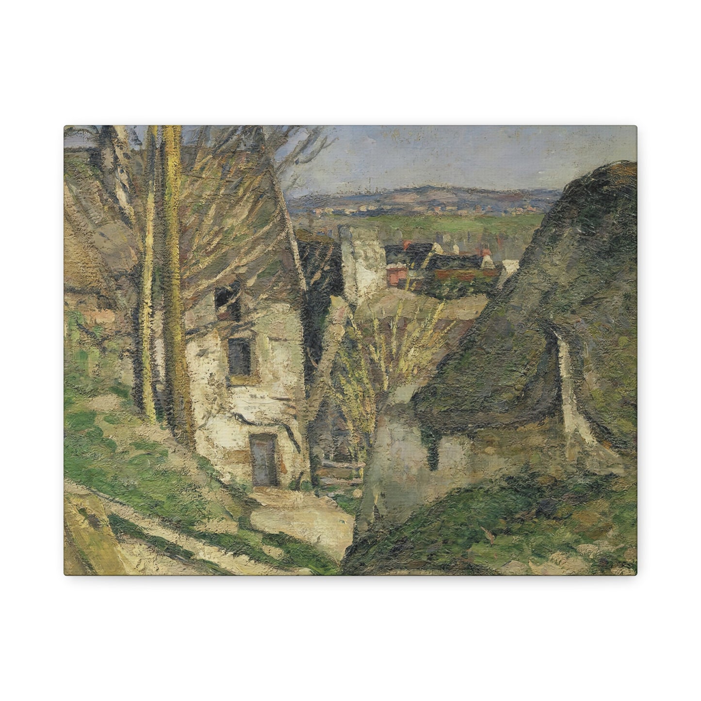 Cézanne, Paul - The House of the Hanged Man (1874) - Canvas Block, unframed