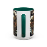 Courbet, Gustave - The Desperate Man (1843) - Colorful Accent Mugs