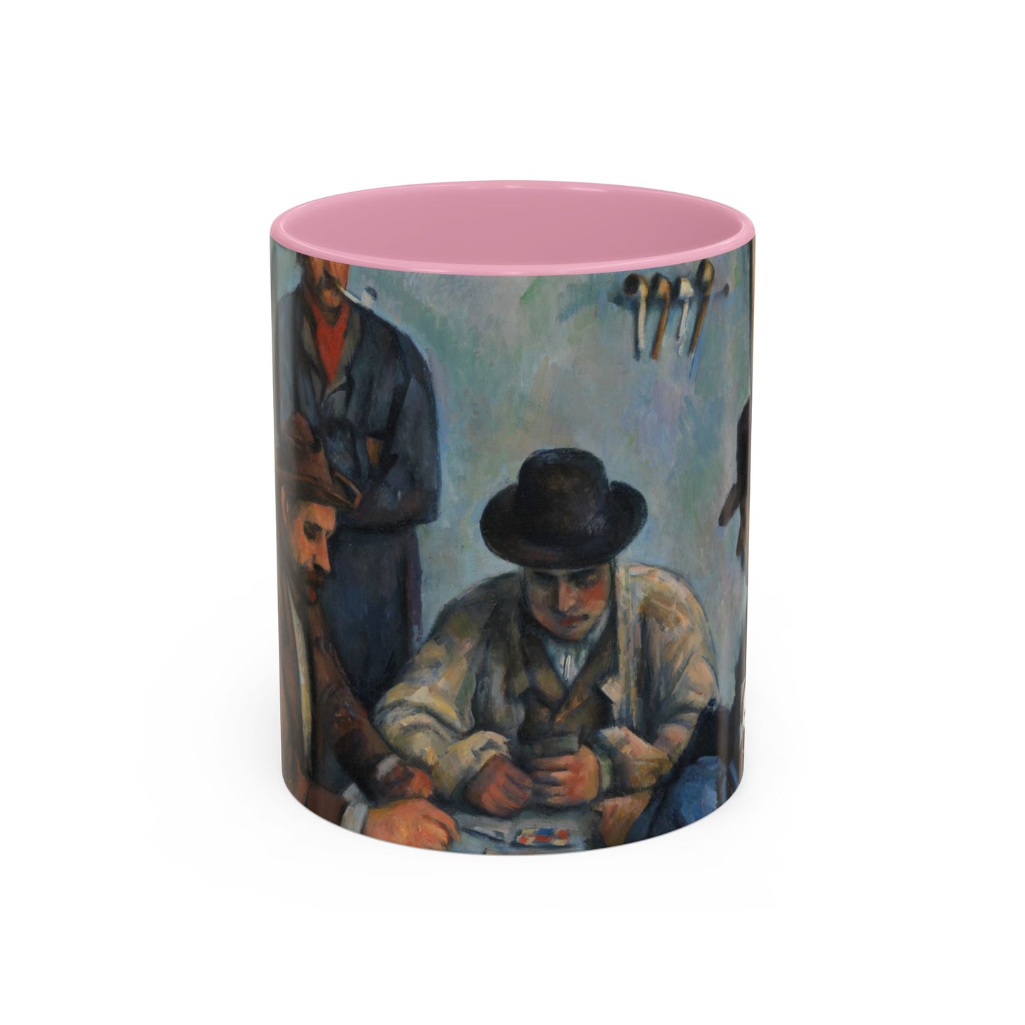 Cézanne, Paul - The Card Players (1892) - Colorful Accent Mugs