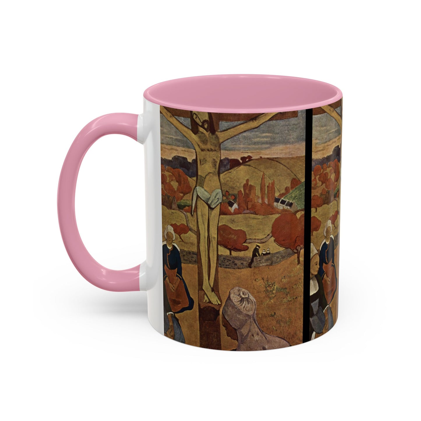 Gauguin, Paul - The Yellow Christ (1889) - Colorful Accent Mugs