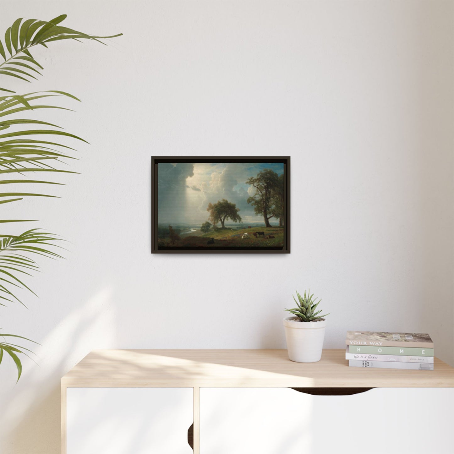 Bierstadt, Albert - California Spring (1875) - Matte Canvas, Framed