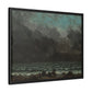 Courbet, Gustave - The Sea (1865) - Matte Canvas, Framed