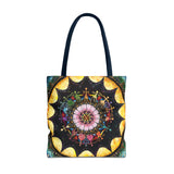 Obsidian Grandmothers Mandala - Tote Bag