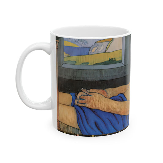 Filiger, Charles - The Recumbent Christ (1895) - Ceramic Mug