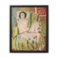 Matisse, Henri - Odalisque with Raised Arms (1923) - Matte Canvas, Framed
