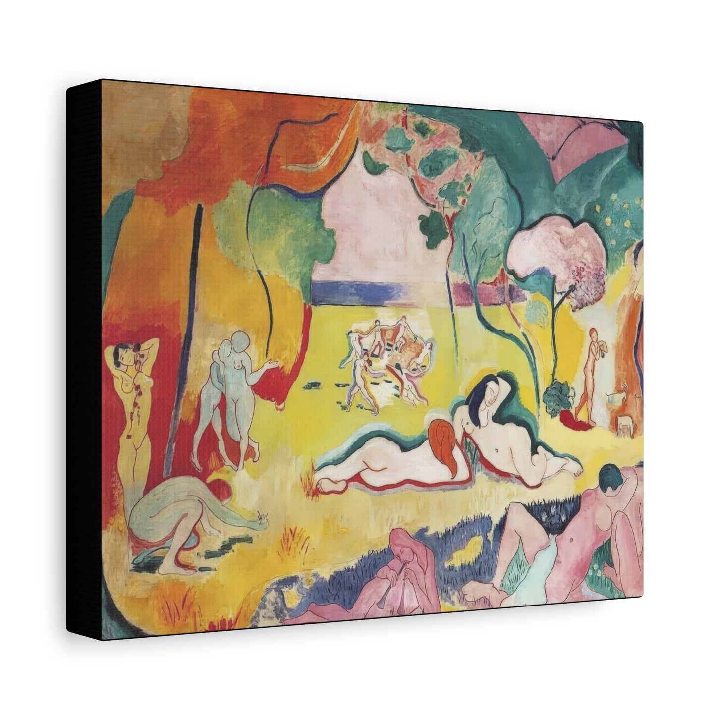 Matisse, Henri - The Joy of Life (1905) - Canvas Block, unframed