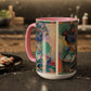 Matisse, Henri - Woman with a Hat (1905) - Colorful Accent Mugs