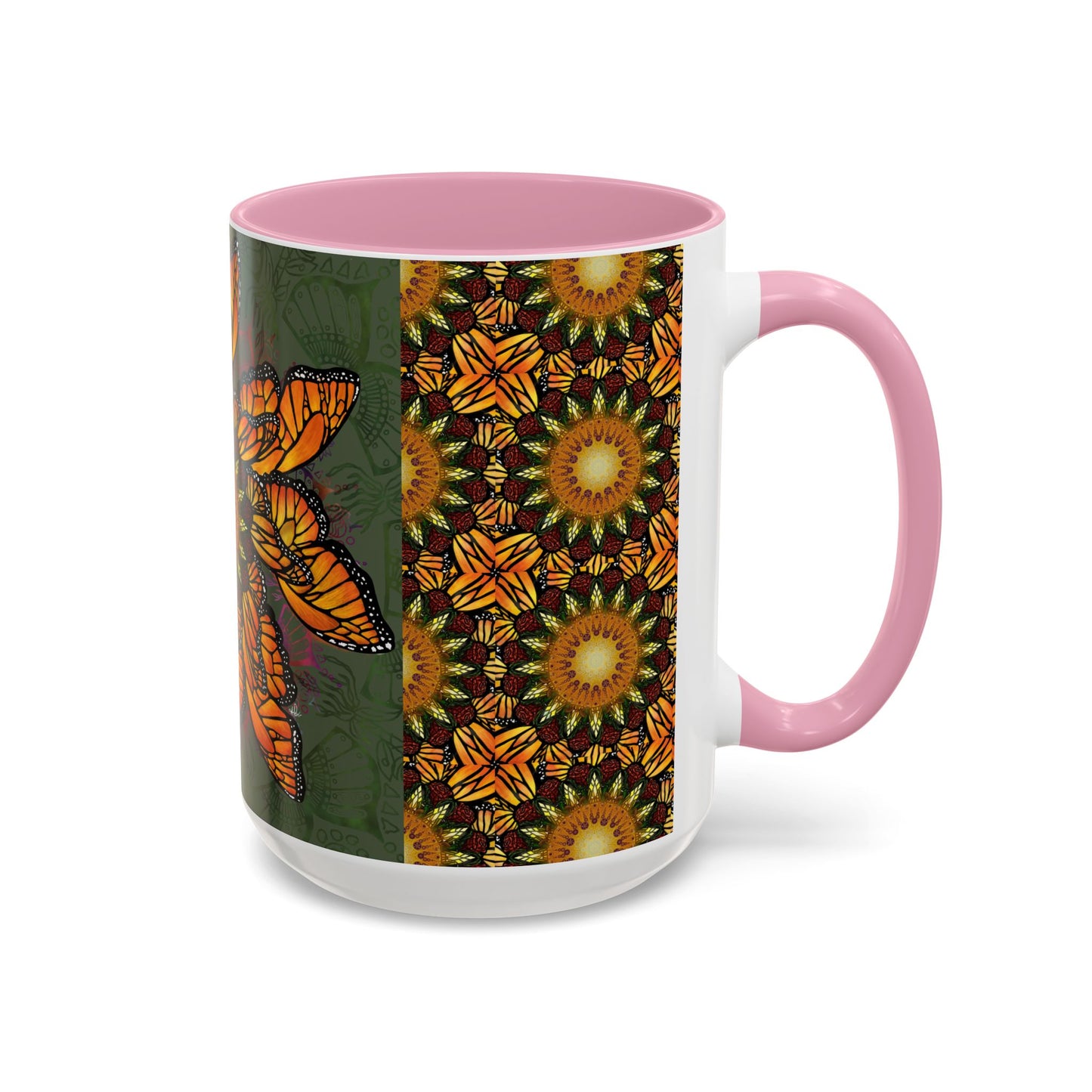 Pacio, Adam - Monarch Butterfly Mandala - Colorful Accent Mugs