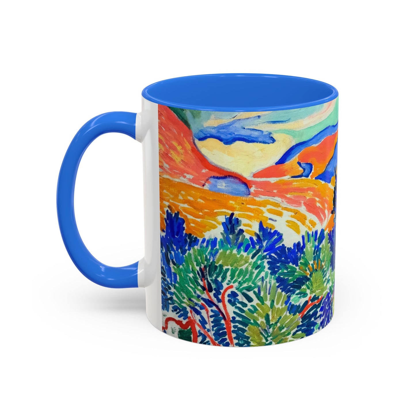 Derain, André - Mountains at Collioure (1905) - Colorful Accent Mugs