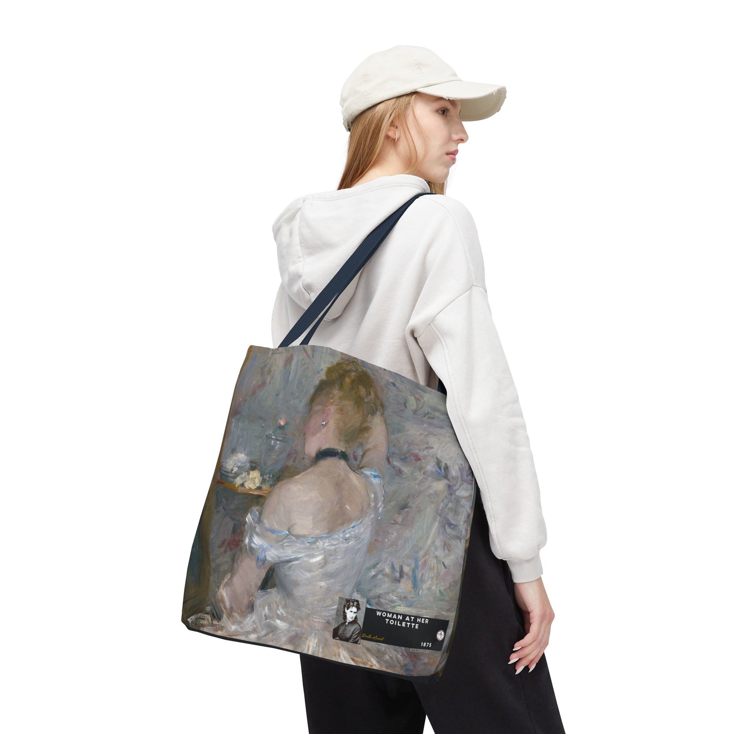 Morisot, Berthe - Woman at Her Toilette (1880) - Tote Bag