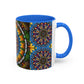 Pacio, Adam - Emerald Arrows Mandala - Colorful Accent Mugs