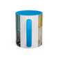 Van Gogh, Vincent - Self Portrait with Bandaged Ear (1889) - Colorful Accent Mugs