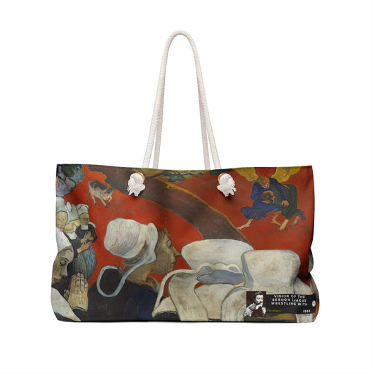 Gauguin, Paul - Vision of the Sermon (Jacob Wrestling with the Angel) (1888) - Weekender Bag