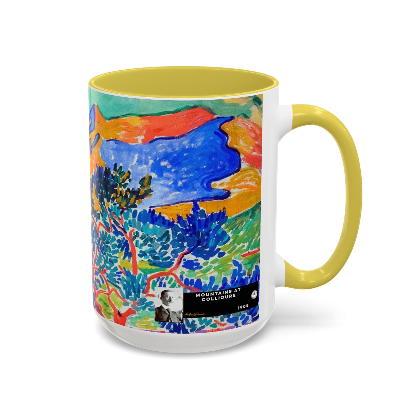 Derain, André - Mountains at Collioure (1905) - Colorful Accent Mugs