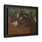 Toulouse-Lautrec, Henri - At the Moulin Rouge (1892) - Matte Canvas, Framed