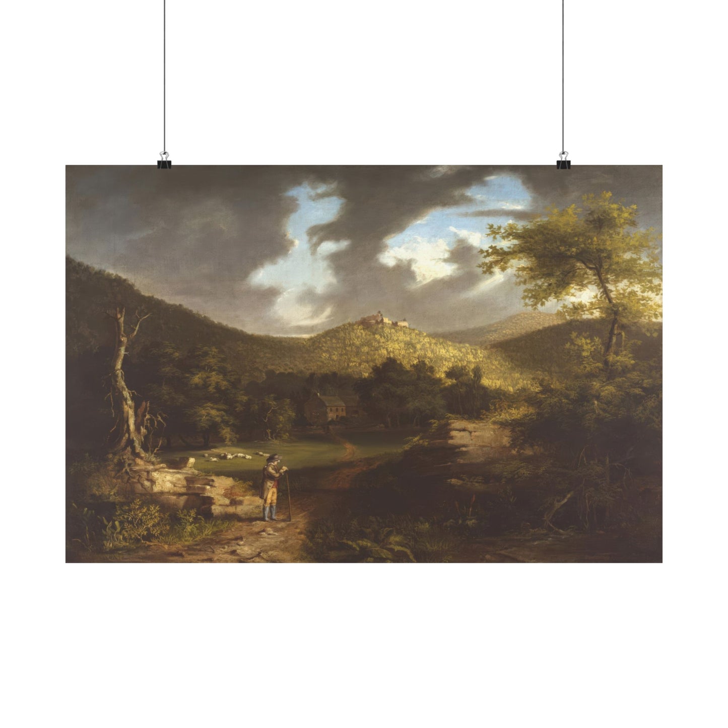 Cole. Thomas - View of Fort Putnam (1825) - Satin Posters