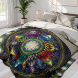 Pacio, Adam - Mystic Jewel Mandala - Arctic Fleece Blanket