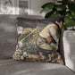 Courbet, Gustave - The Stone Breakers (1850) - Suede Square Pillowcase