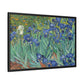 Van Gogh, Vincent - Irises (1889) - Matte Canvas, Framed