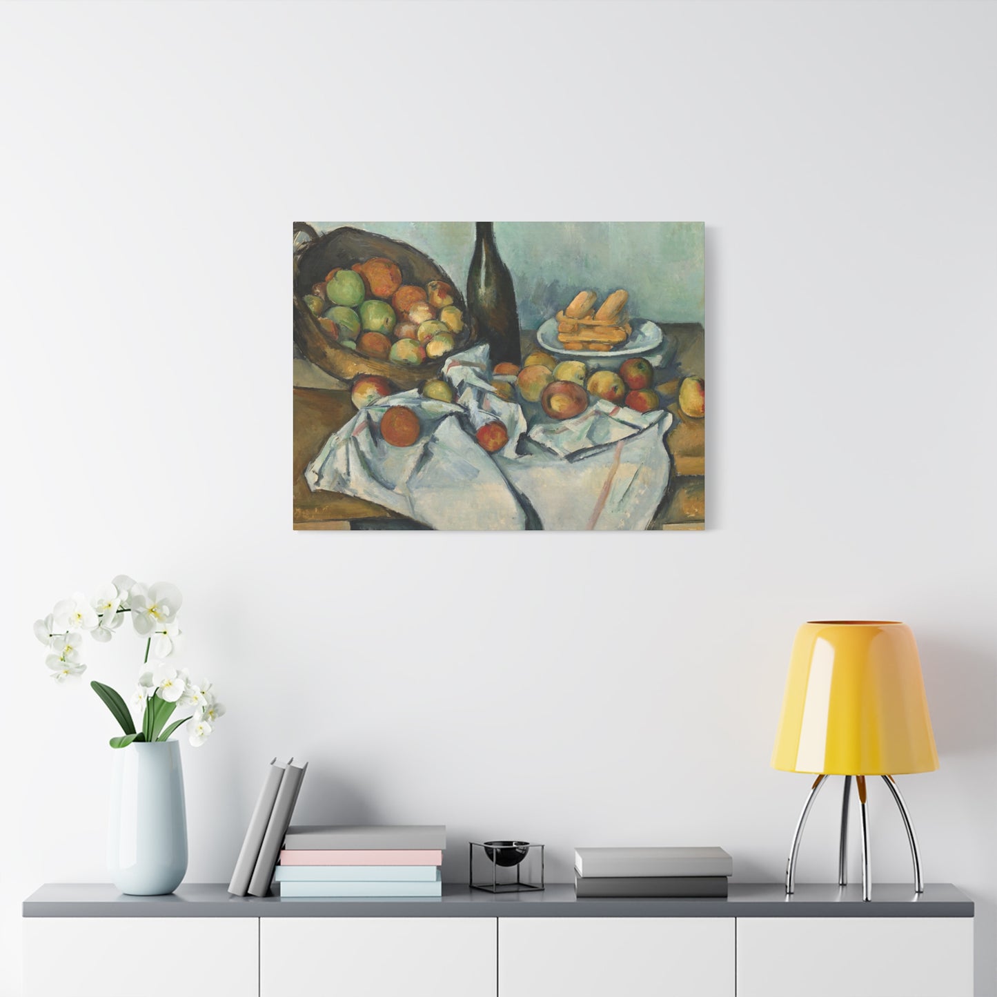 Cézanne, Paul - Basket of Apples (1893) - Canvas Block, unframed