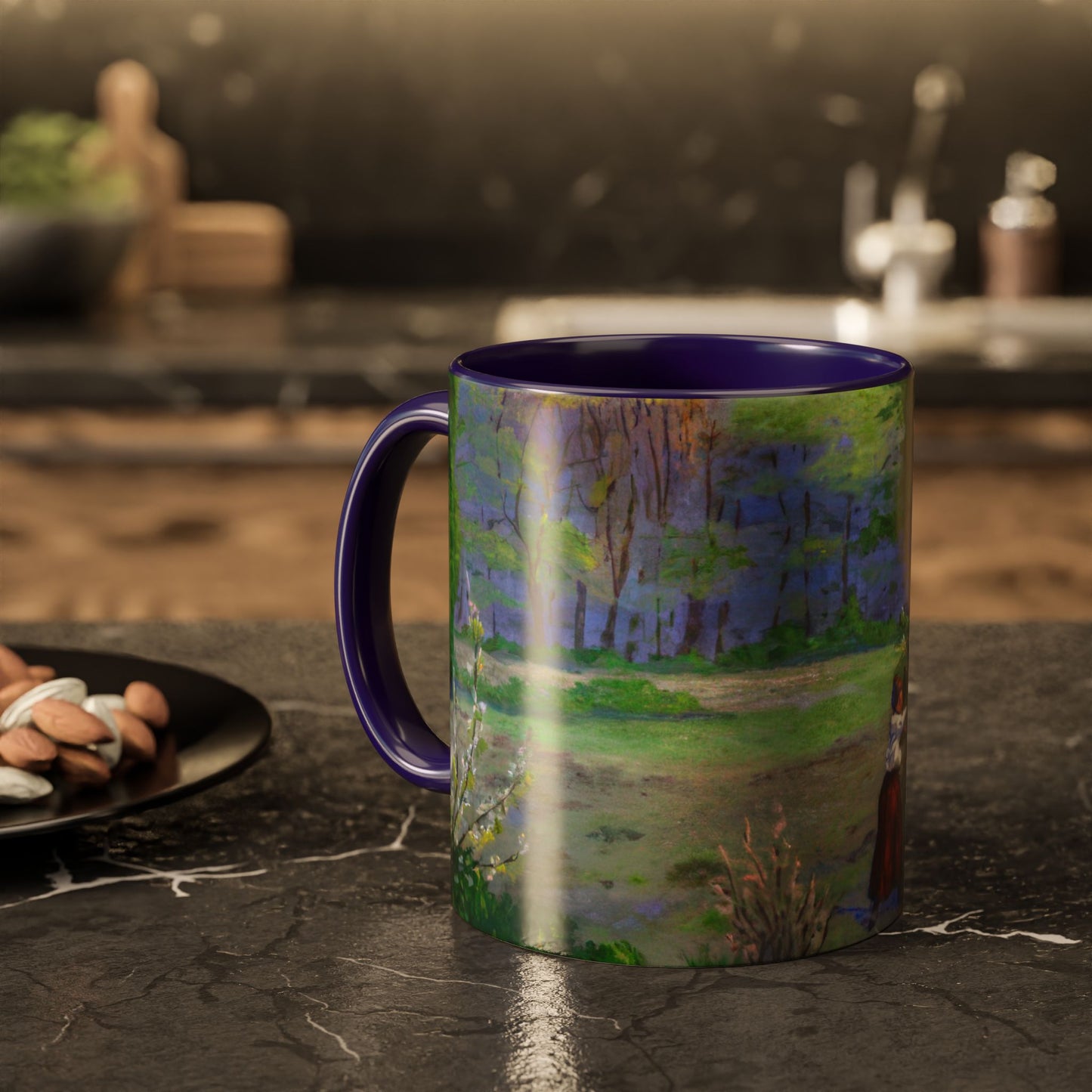 Ranson, Paul - Picking Flowers (1890) - Colorful Accent Mugs