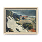 Cézanne, Paul - L’Estaque, Melting Snow (1870) - Matte Canvas, Framed
