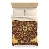 Lion Summer Mandala - Microfiber Duvet Cover