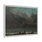 Courbet, Gustave - The Sea (1865) - Matte Canvas, Framed