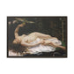 Courbet, Gustave - Woman with a Parrot (1866) - Matte Canvas, Framed