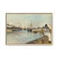 Morisot, Berthe - The Harbor at Lorient (1869) - Matte Canvas, Framed