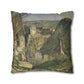 Cézanne, Paul - The House of the Hanged Man, Auvers-sur-Oise (1874) - Suede Square Pillowcase