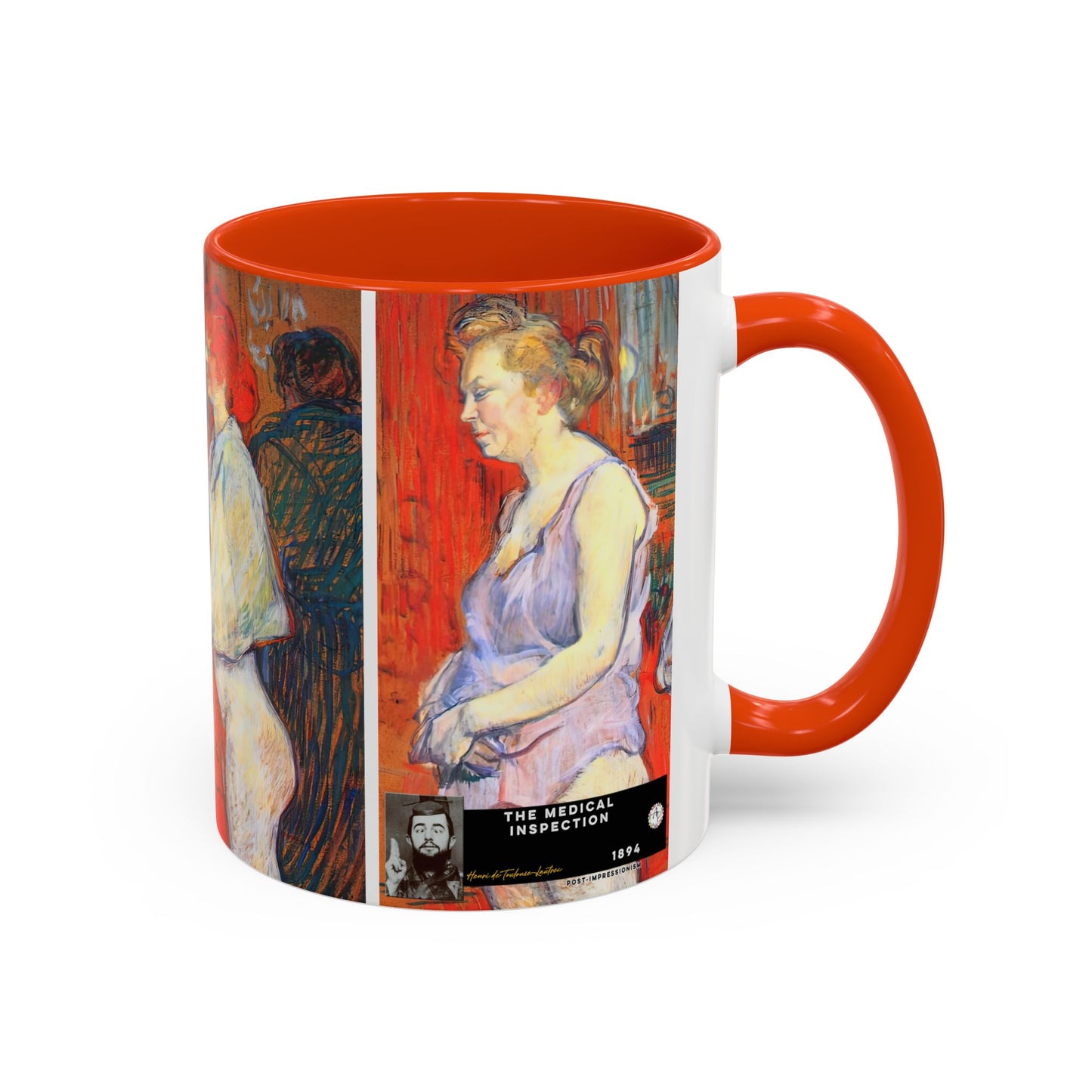 Toulouse-Lautrec, Henri - The Medical Inspection (1894) - Colorful Accent Mugs