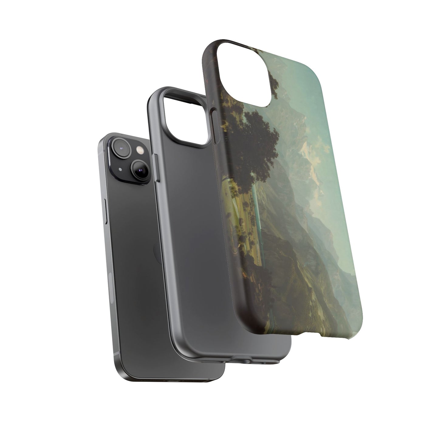 Bierstadt, Albert - Lake Lucerne (1858) - Tough Phone Cases