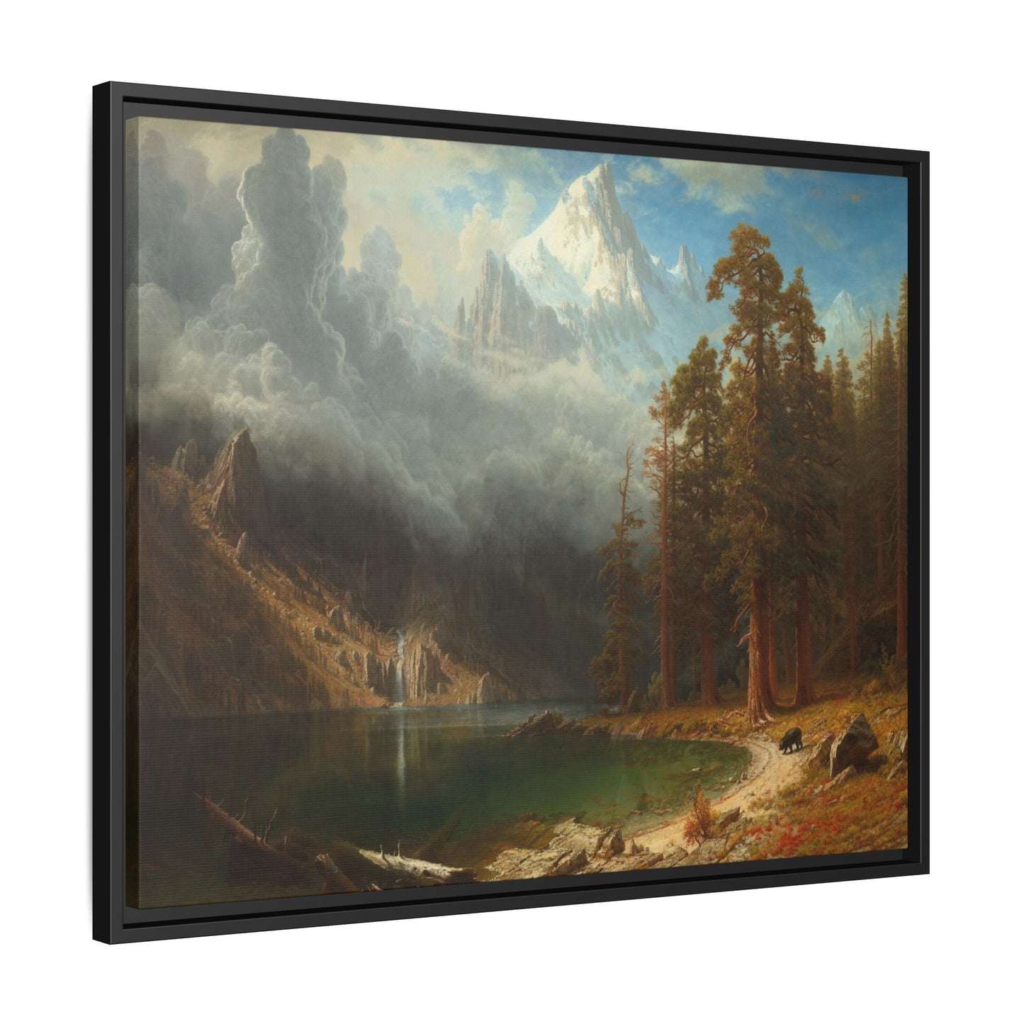 Bierstadt, Albert - Mount Corcoran (1877) - Matte Canvas, Framed