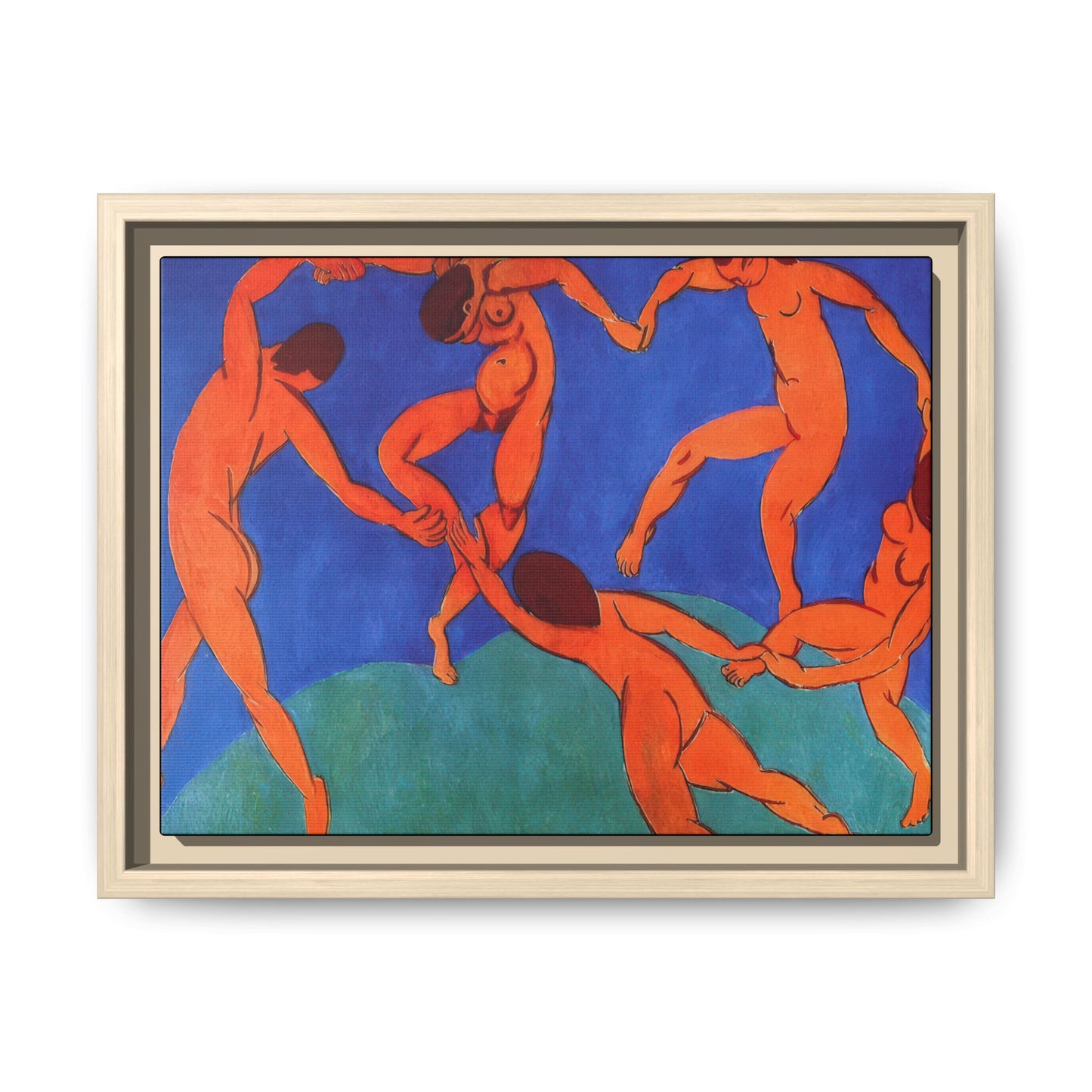Matisse, Henri - Dance (II) (1910) - Matte Canvas, Framed