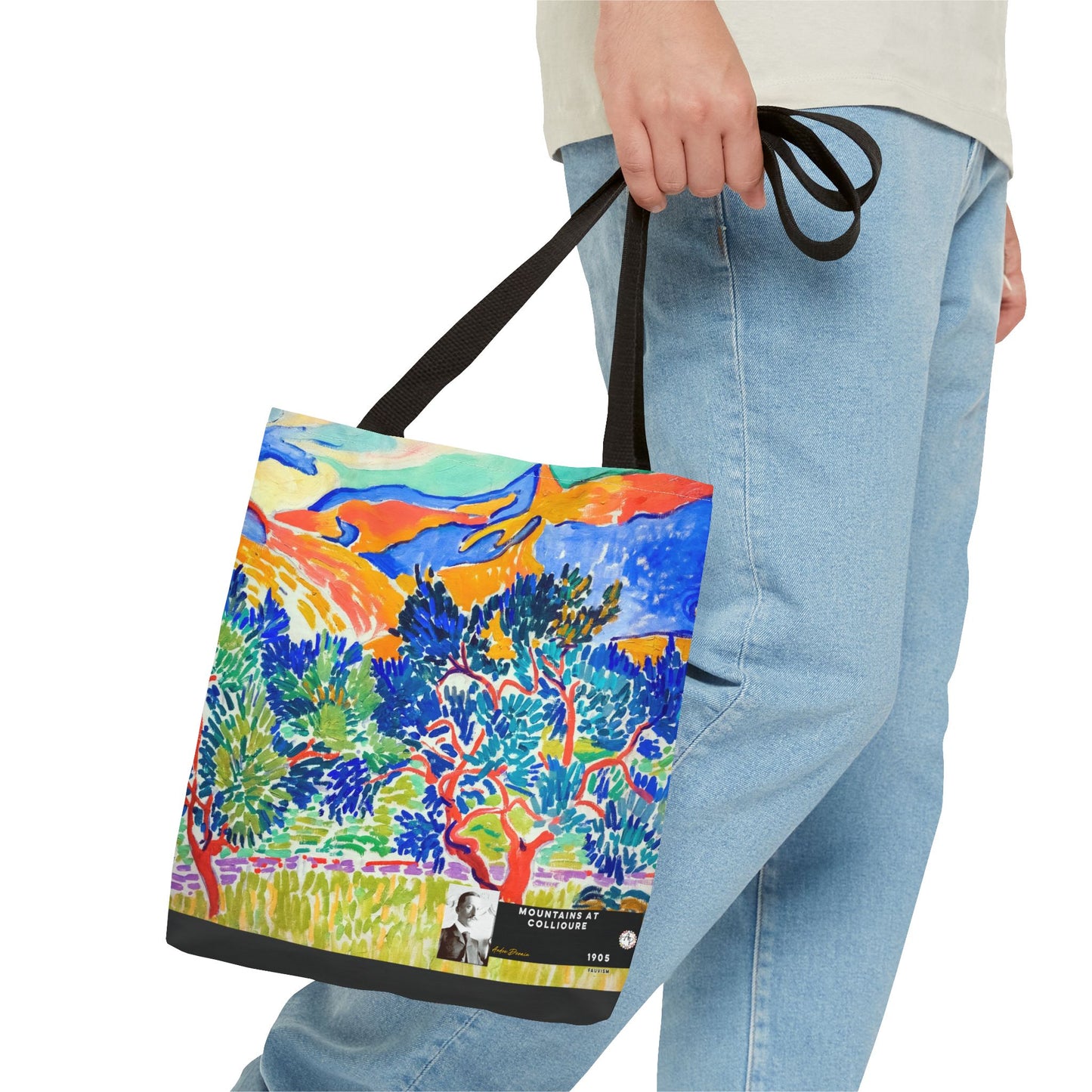 Derain, André - Mountains at Collioure (1905) - Tote Bag