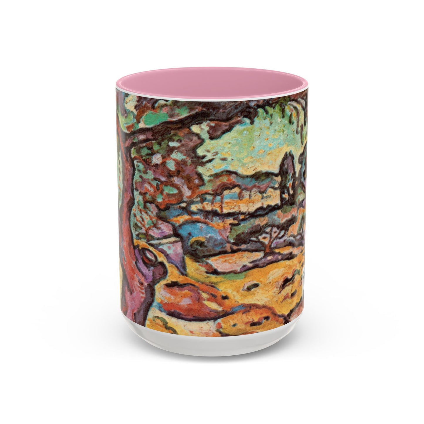 Braque, Georges - Olive Tree near L'Estaque (1906) - Colorful Accent Mugs