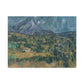 Cézanne, Paul - Mont Sainte-Victoire (1902) - Canvas Block, unframed