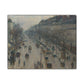 Pissarro, Camille - Boulevard Montmartre, Winter Morning (1897) - Canvas Block, unframed