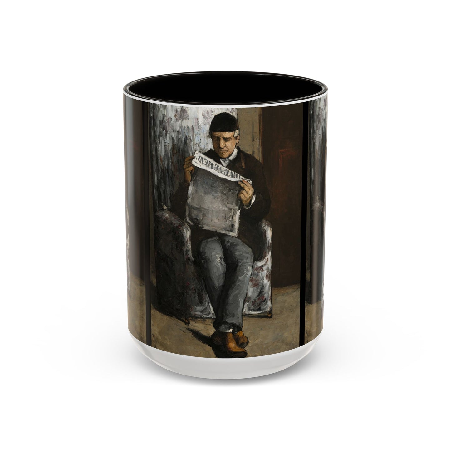Cézanne, Paul - The Artist’s Father (1866) - Colorful Accent Mugs