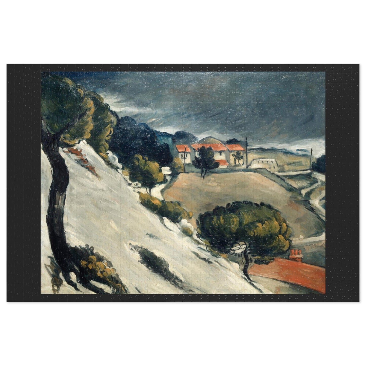Cézanne's "L’Estaque, Melting Snow" - 1000pc Jigsaw Puzzle