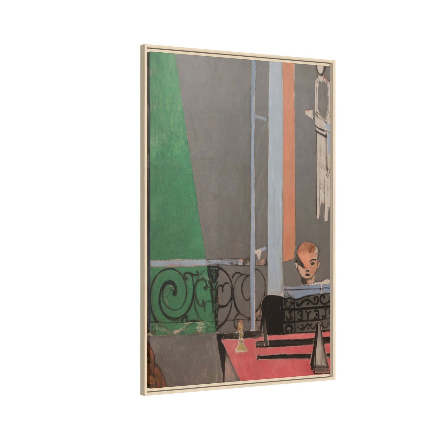 Matisse, Henri - Piano Lesson (1916) - Matte Canvas, Framed