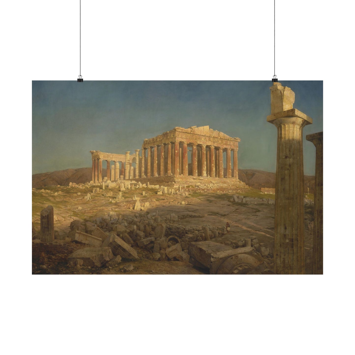 Church, Frederic Edwin - The Parthenon  (1871) - Satin Posters