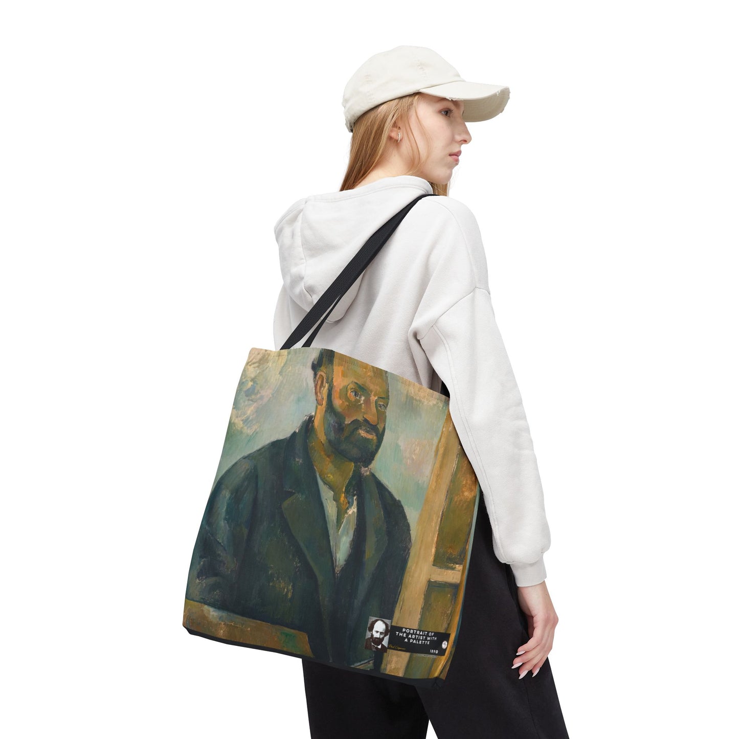 Cézanne, Paul - Portrait of the Artist with a Palette (1890) - Tote Bag
