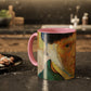 Van Gogh, Vincent - Self Portrait with Bandaged Ear (1889) - Colorful Accent Mugs