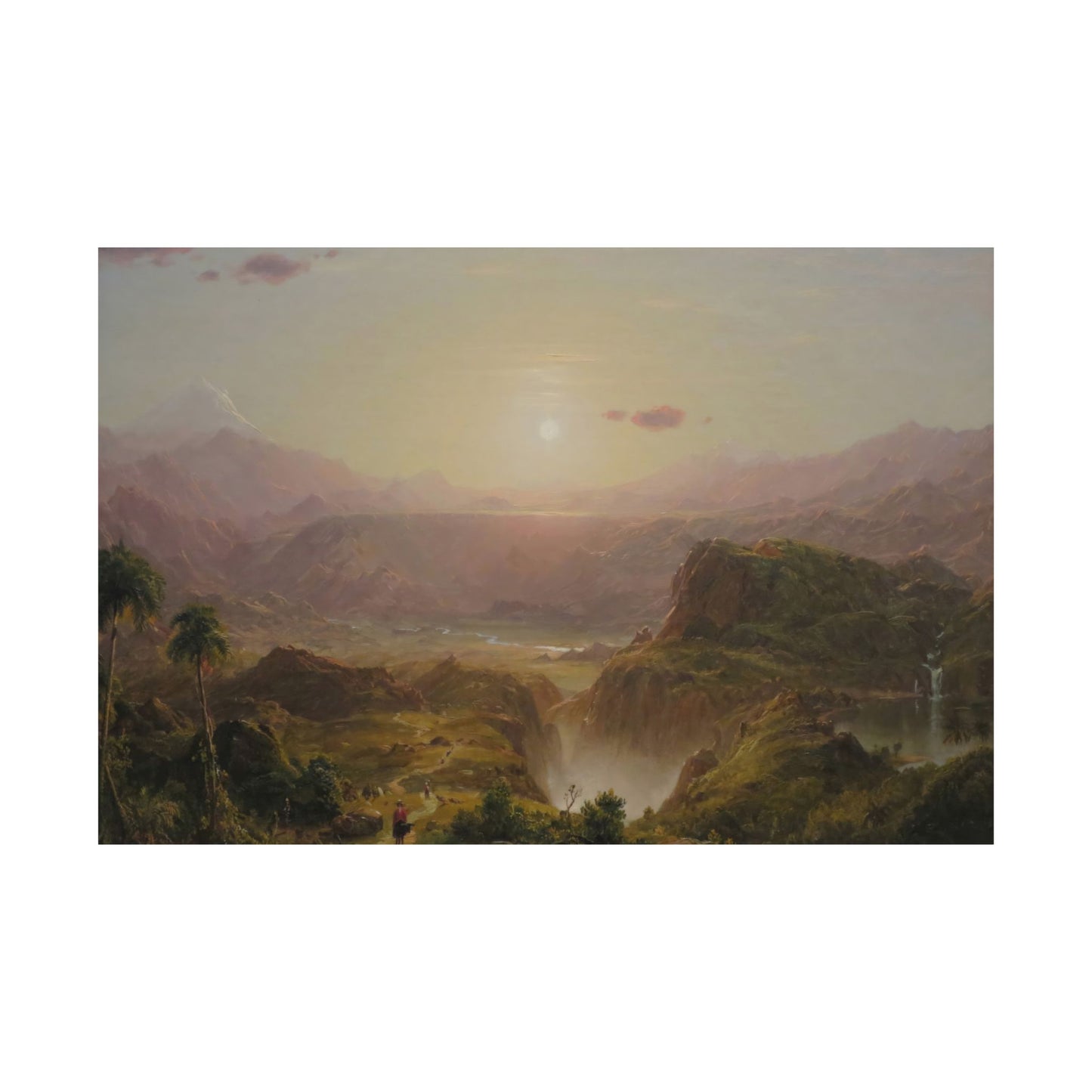 Church, Frederic Edwin - The Andes of Ecuador  (1854) - Satin Posters