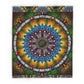 Pacio, Adam - Emerald Arrows Mandala - Arctic Fleece Blanket