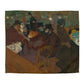 Toulouse-Lautrec, Henri - At the Moulin Rouge (1892) - Microfiber Duvet Cover