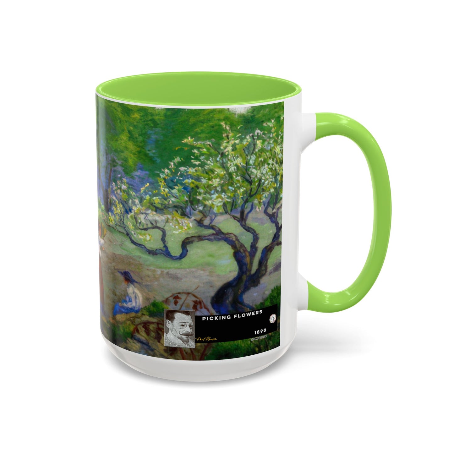 Ranson, Paul - Picking Flowers (1890) - Colorful Accent Mugs