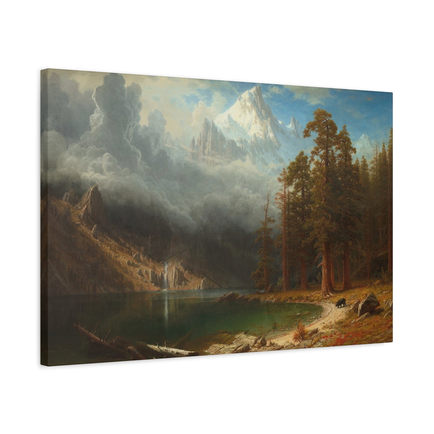 Bierstadt, Albert - Mount Corcoran (1877)- Canvas Block, unframed